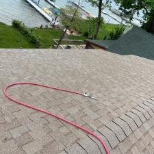 Roof Wash and Moss Treatment on Garver Lake in Edwardsburg, MI 3